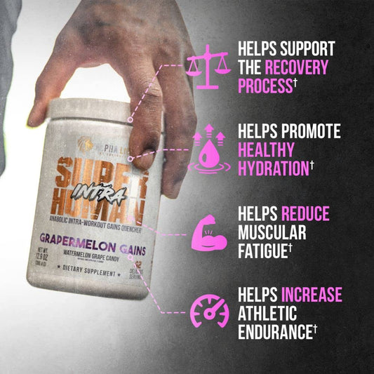 ALPHA LION Superhuman Intra being poured into a glass for training sessions