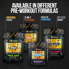 Athlete preparing ALPHA LION Superhuman Pump in gym setting