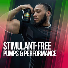 Nootropic ingredients label on ALPHA LION Superhuman Pump package