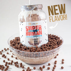ALPHA LION Superhuman Whey on gym table inspires post-workout rituals