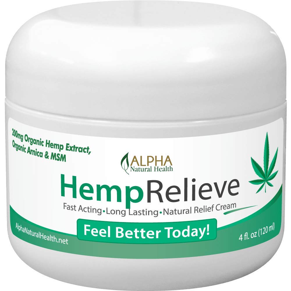Alpha Natural Health HempRelieve bottle for daily topical comfort