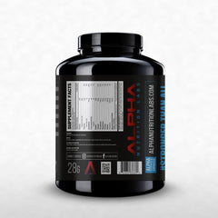 Scoop of Alpha Nutrition Labs whey isolate coconut ready to mix