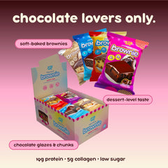 Alpha Prime Prime Bites Flavor Variety Pack with multiple brownie flavors.