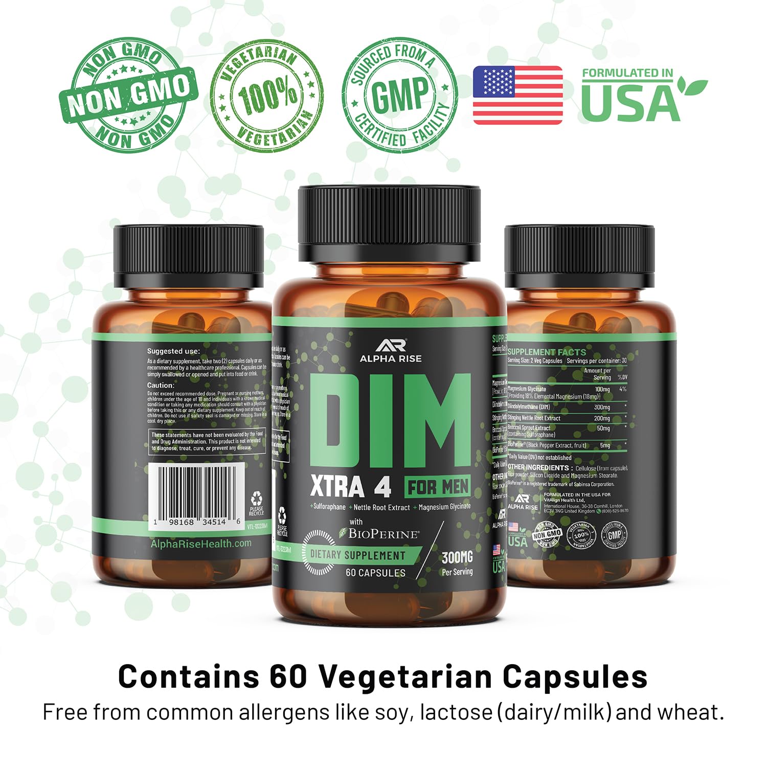 ALPHA RISE DIM XTRA4 capsules for daily energy support