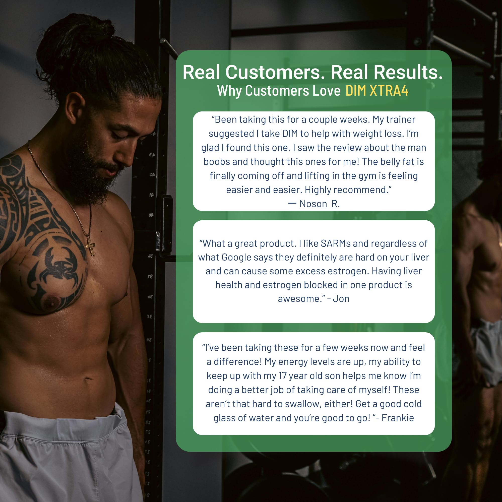 ALPHA RISE DIM XTRA4 label close-up with ingredients
