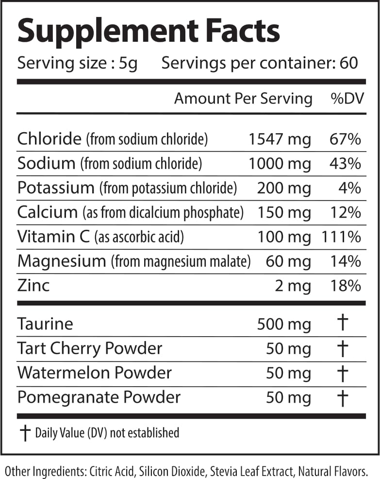 Alpha Supps Alpha Lytes label highlights zero sugar and electrolytes.
