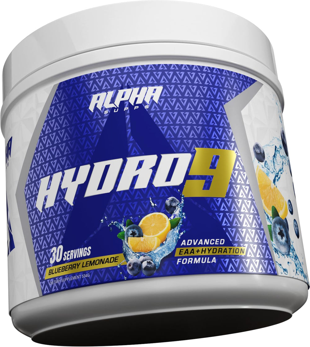 Alpha Supps Hydro 9 Aminos ready for your training and recovery routine.