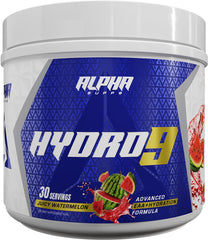 Mixer displaying Hydro 9 Aminos powder dissolving quickly for workouts