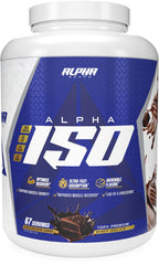 Alpha Supps ISO Whey scoop for quick post-workout protein boost.