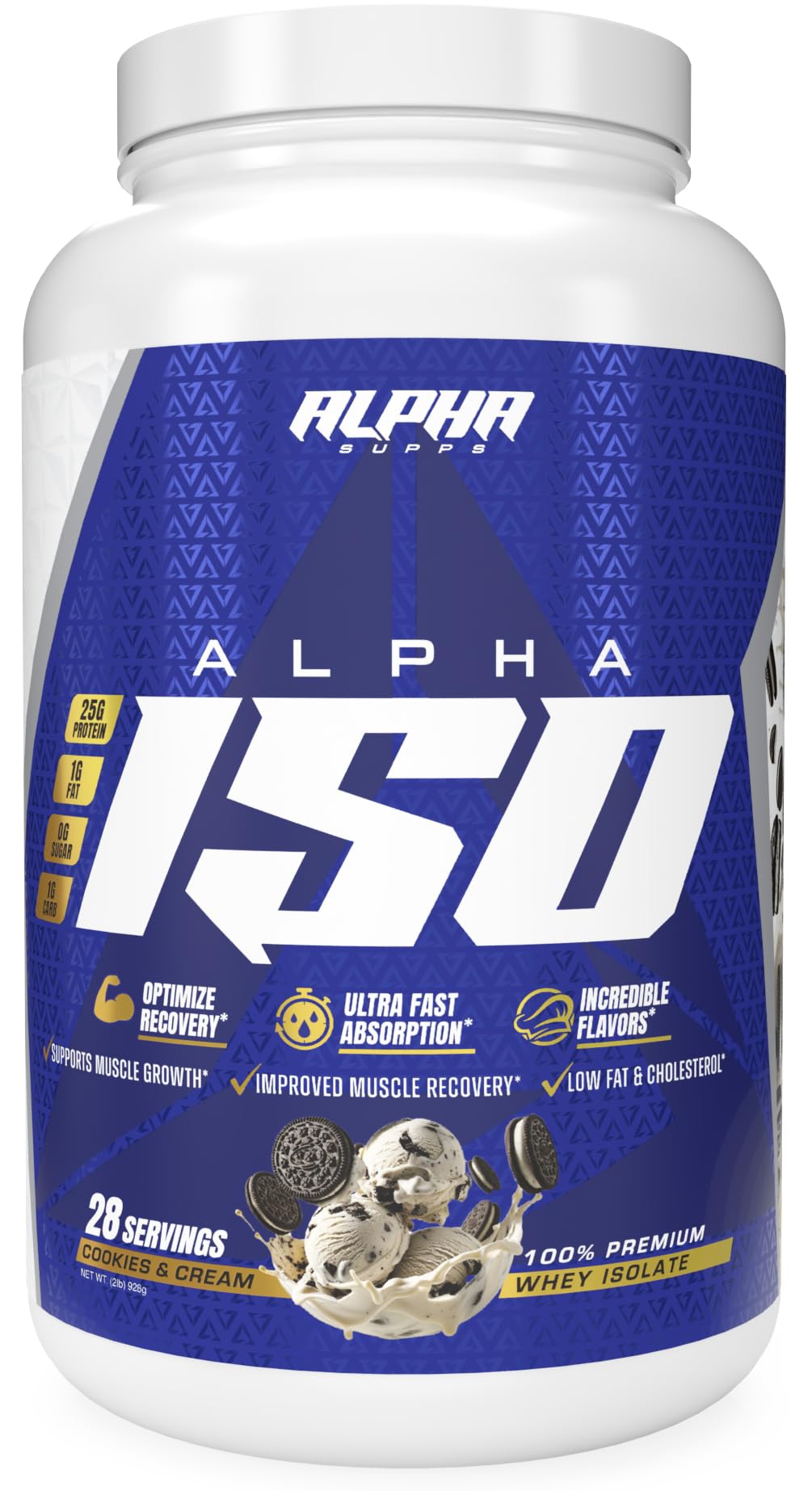 Alpha Supps ISO prepared shake ideal for post-workout nutrition