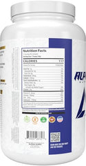 Alpha Supps ISO whey shake in glass with creamy texture and flavor