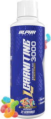 Alpha Supps L-Carnitine Liquid 3000 bottle pour for clean energy support.
