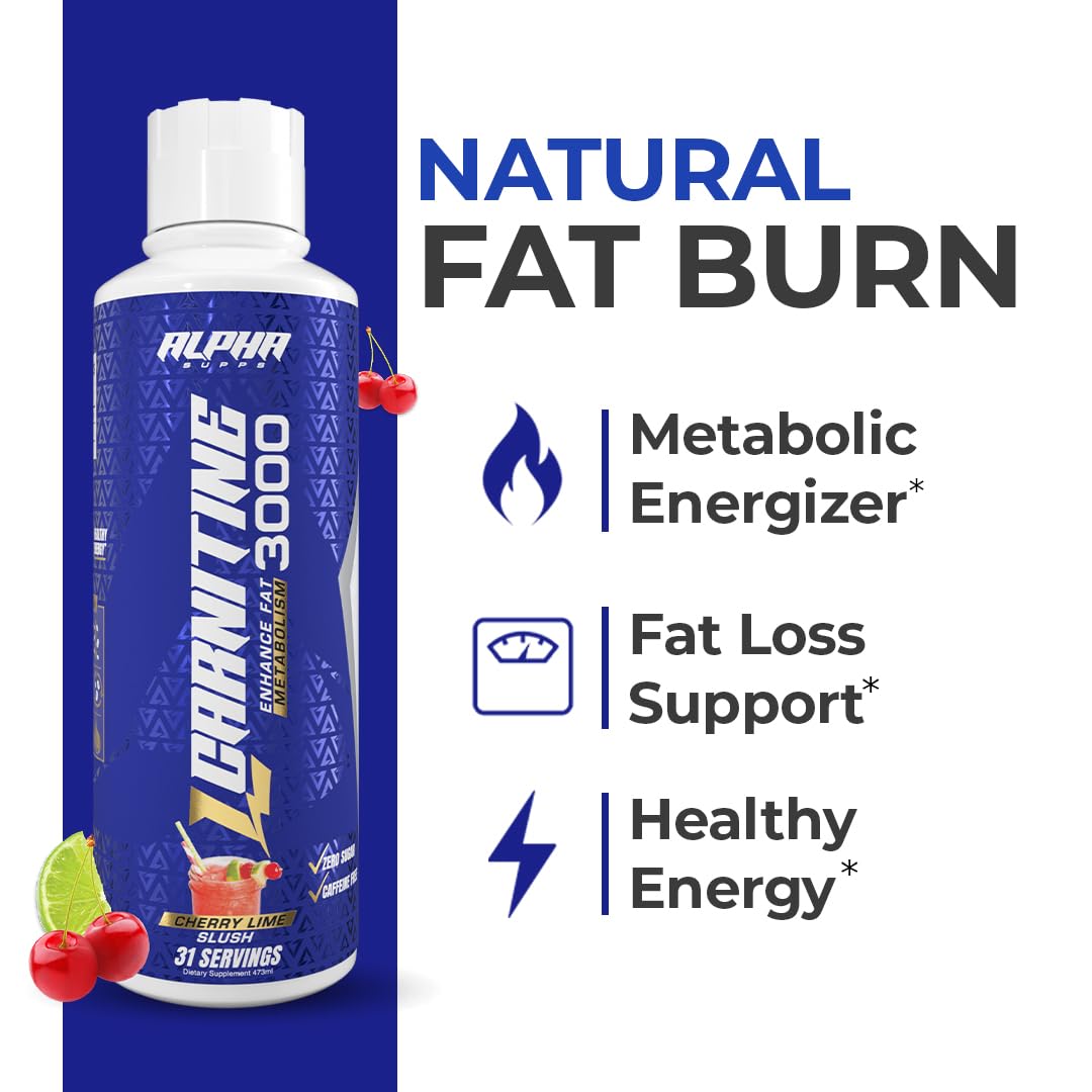 Cherry Lime Slush flavor label highlighting zero sugar and zero carbohydrates.