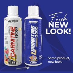 Close-up pour of Alpha Supps L-Carnitine 3000 for easy dosing.