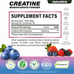 AlphaHerb mixed-berry flavor blends into water with no sugar