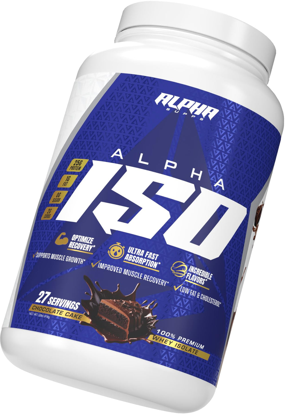 Alpha Supps ISO post-workout scene suggesting convenient recovery shake