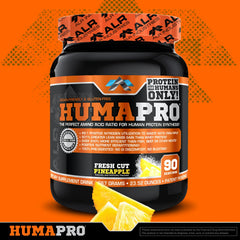 ALR Industries Humapro ingredient close-up emphasizing vegan clean formula for allergen-free nutrition.
