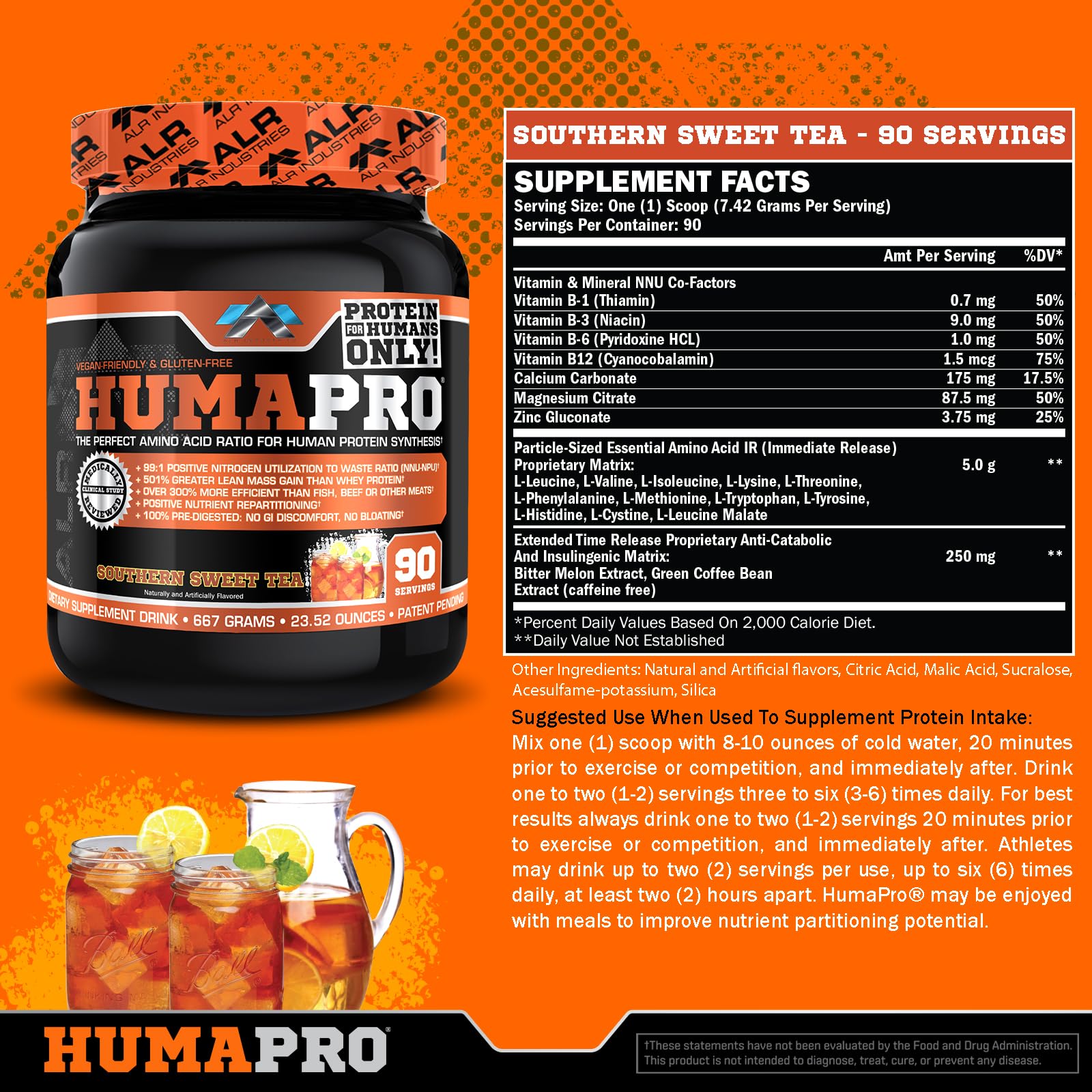 ALR Humapro serving scoop demonstrating precise portioning for efficient protein utilization