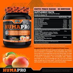 ALR Industries Humapro scoop shows precise amino ratios for efficient recovery.