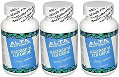 Alta Health Magnesium Chloride tablets packaging supports energy production and nervous system balance.