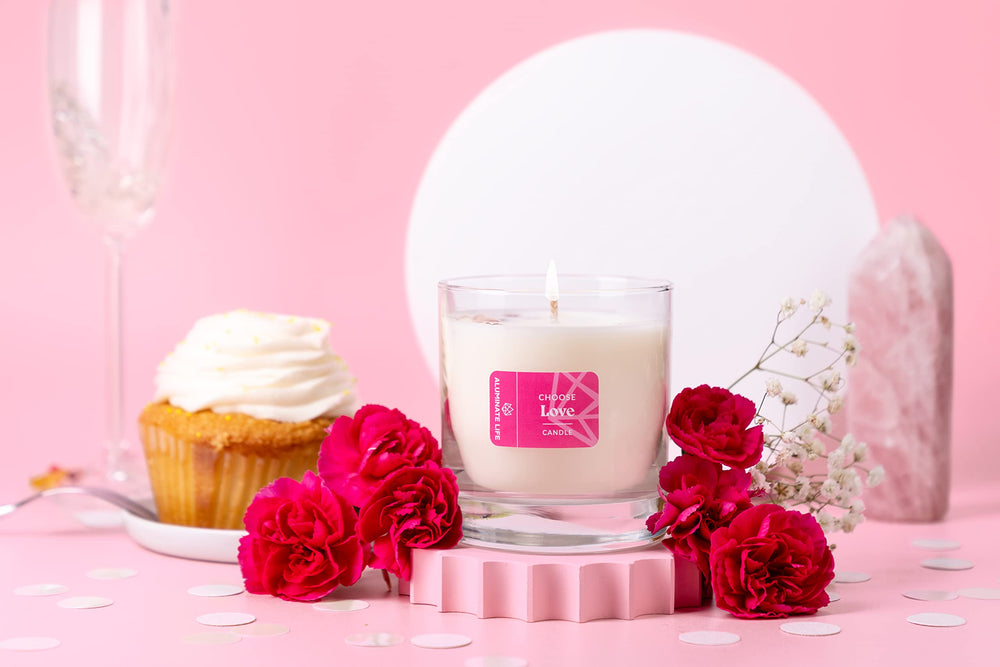 Aluminate Life 100% cotton wick provides a steady, non toxic flame.