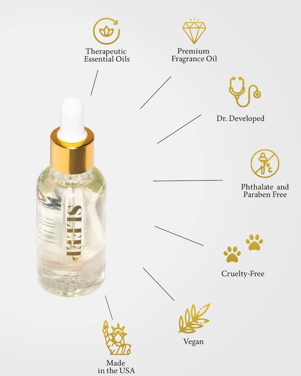 Aluminate Life Defense diffuser-ready bottle for room fragrance and relaxation.