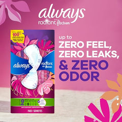 Always Infinity overnight pad offers extended protection for longer wear.