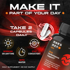 AMACARE Mars Men Plus in a morning routine setup for consistency