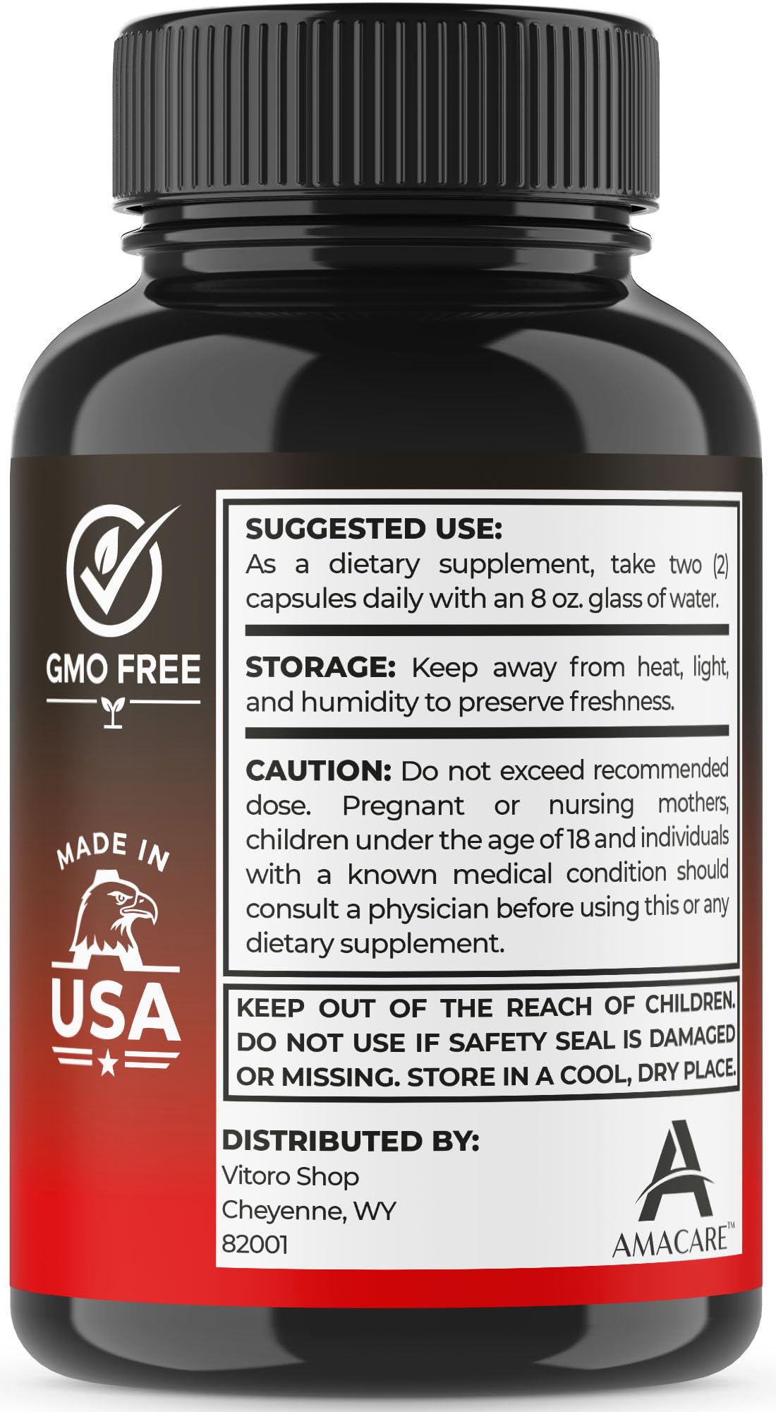 AMACARE Mars Men Plus lifestyle visuals imply general wellness benefits.