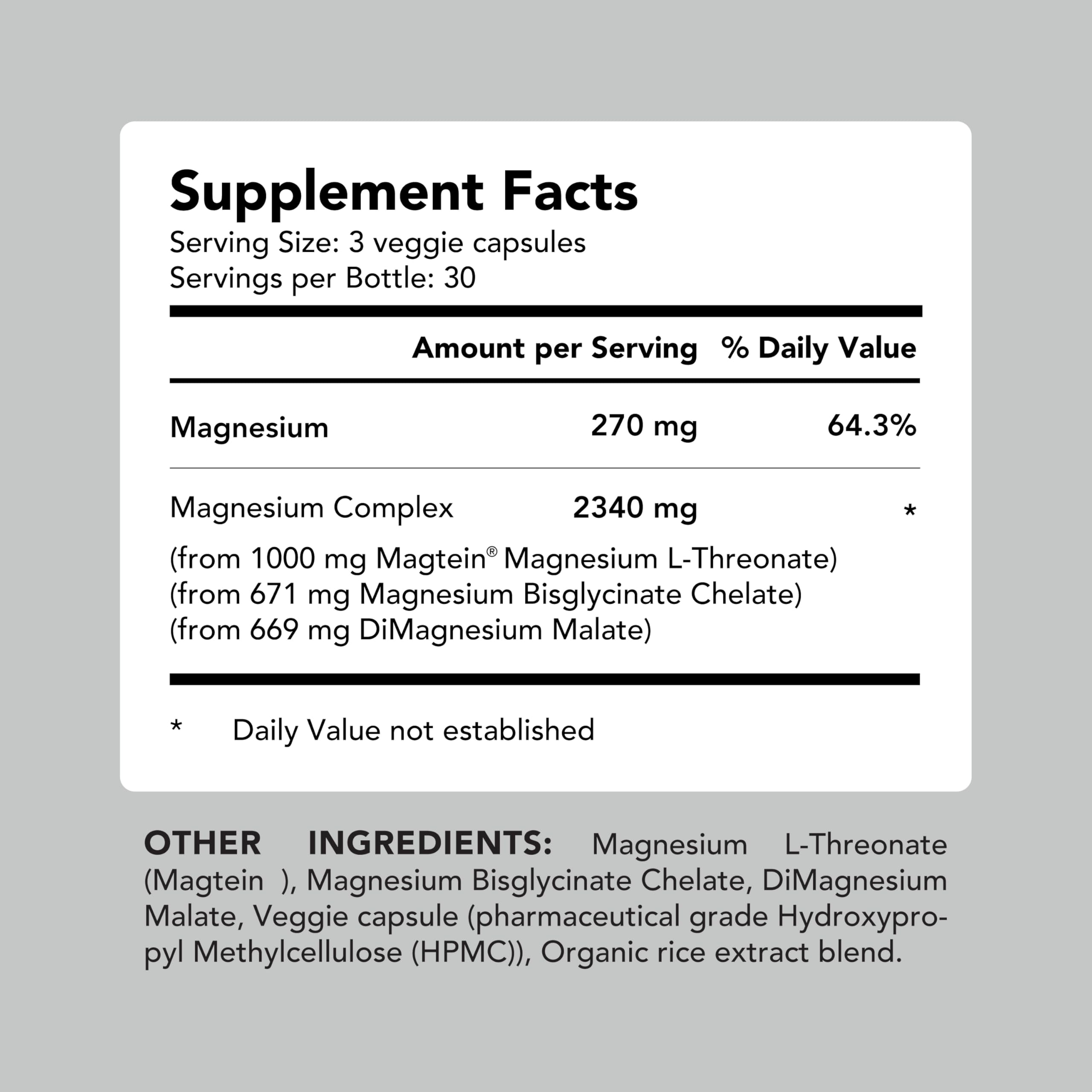 Amandean Magtein capsules beside a clock suggest daily energy and wellness support.