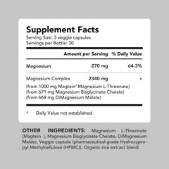 Amandean Magtein capsules beside a clock suggest daily energy and wellness support.