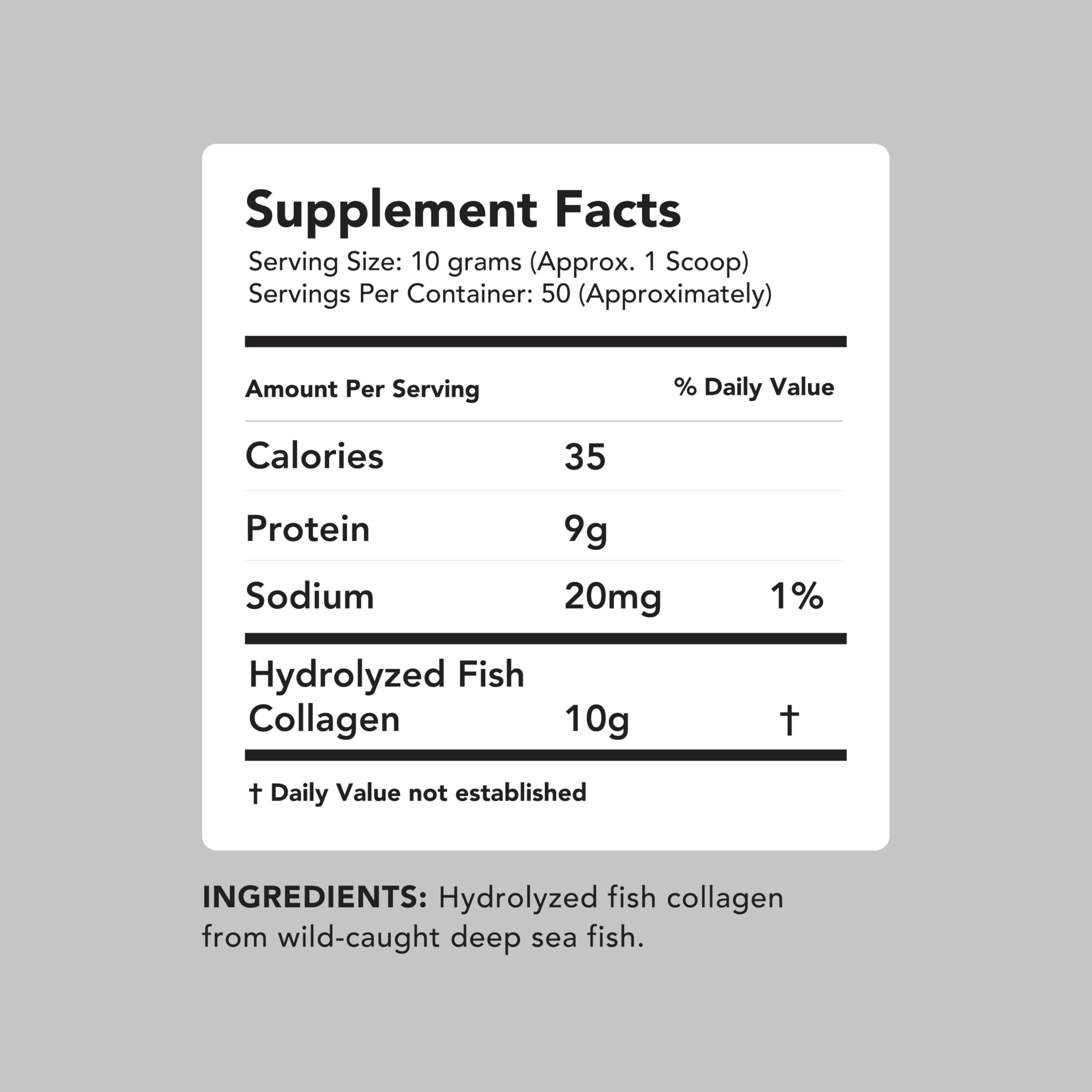 AMANDEAN North Atlantic wild-caught source highlighted on label.
