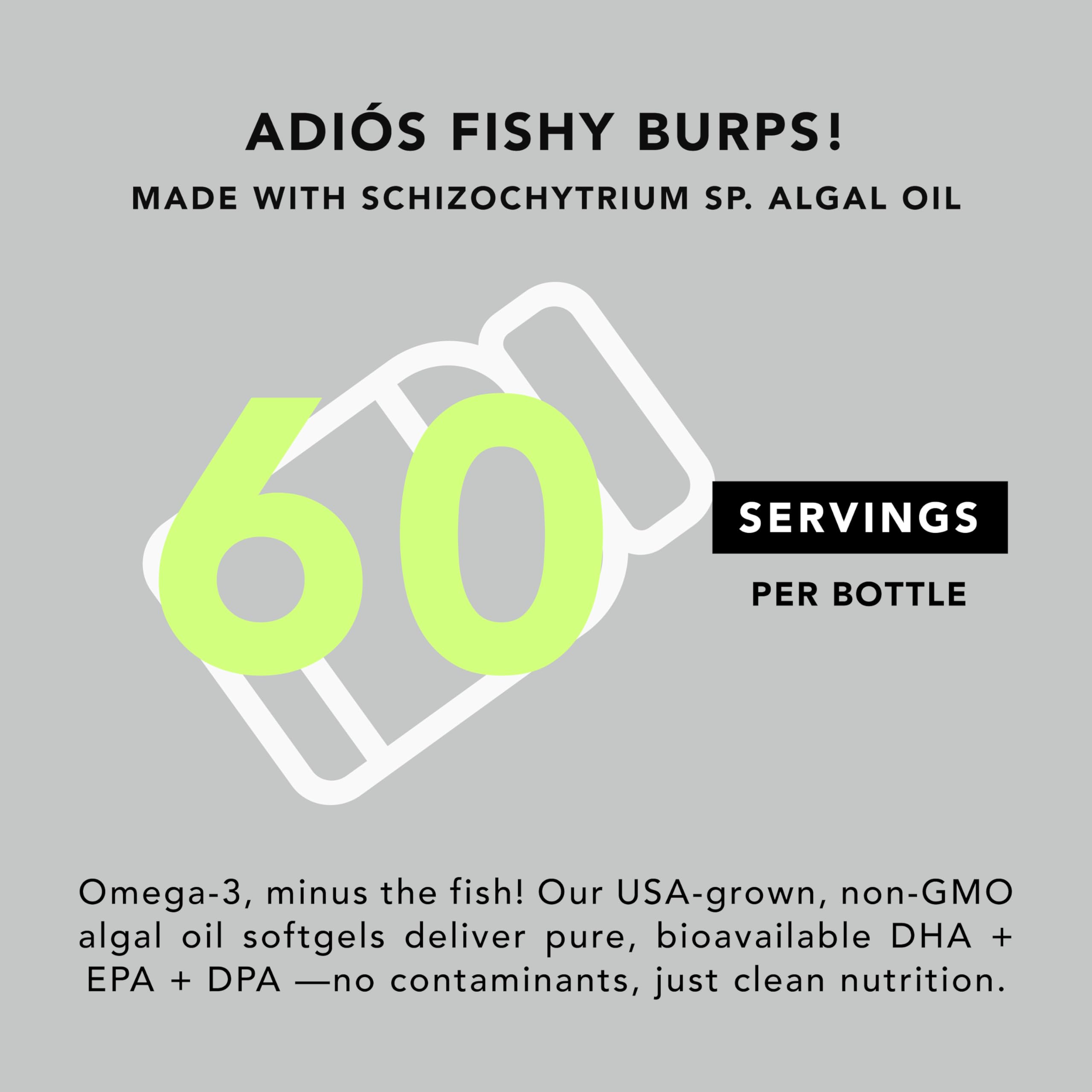 AMANDEAN Vegan Omega-3 joint health closeup—mobility support.