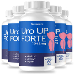 Amapola URO Up Forte bottle with a clean label for daily wellness support.