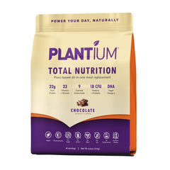 AMAXI Plantium Total Nutrition package front, a complete plant-based meal option for busy days