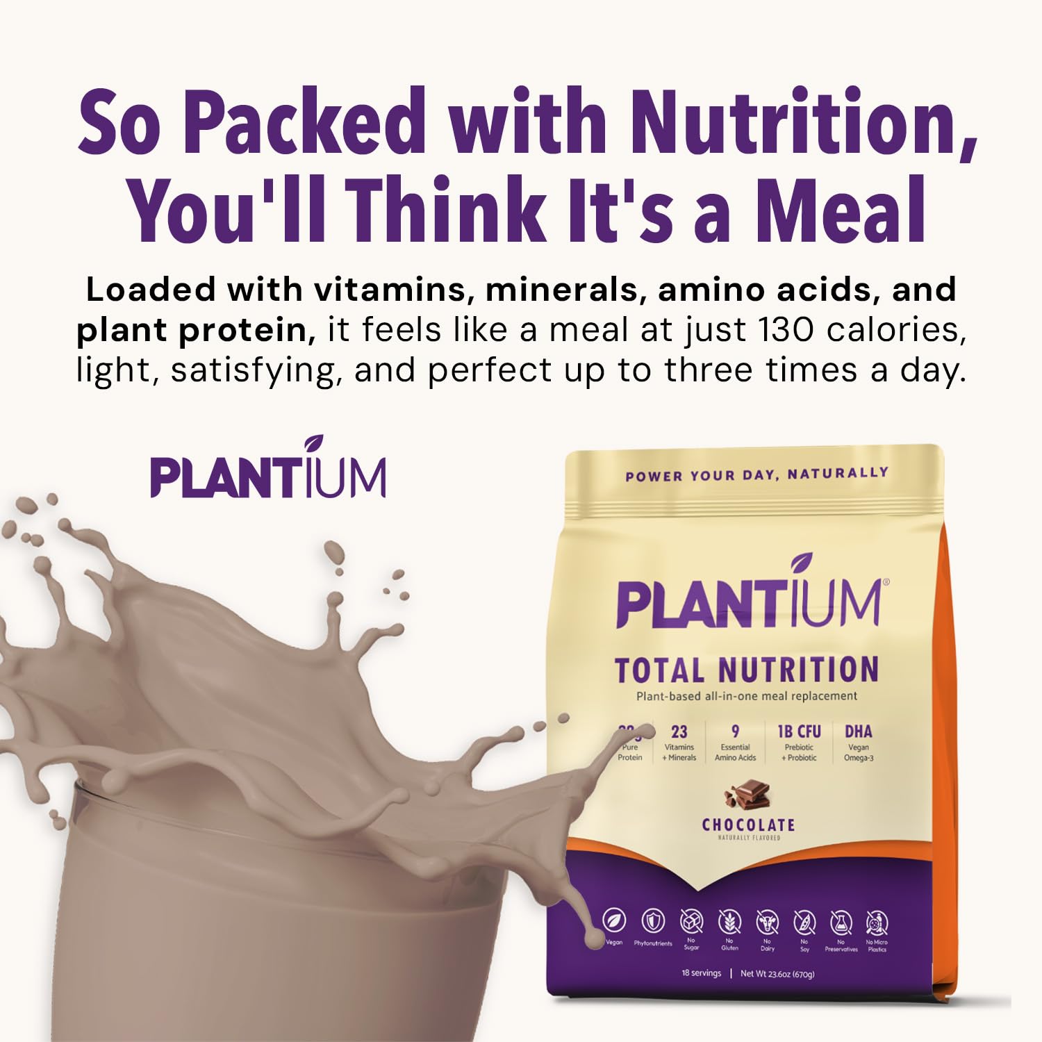 AMAXI Plantium Total Nutrition probiotics image, supports digestion and nutrient absorption