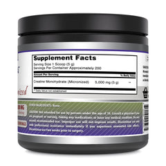 Amazing Formulas creatine monohydrate powder scoop ready for pre- or post-workout blends.