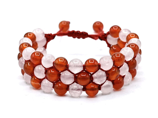 Amazing Gemstone adjustable bracelet fits seven to ten inches