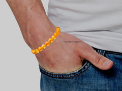 Amazing Gemstone Citrine Bracelet artisan handmade with authenticity certificate
