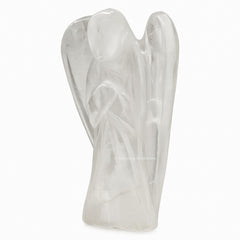 Amazing Gemstone Clear Quartz Angel wings detail suggesting a serene, calming presence.
