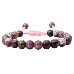 Amazing Gemstone Eudialyte Bracelet with 8mm beads for daily grounding and style.