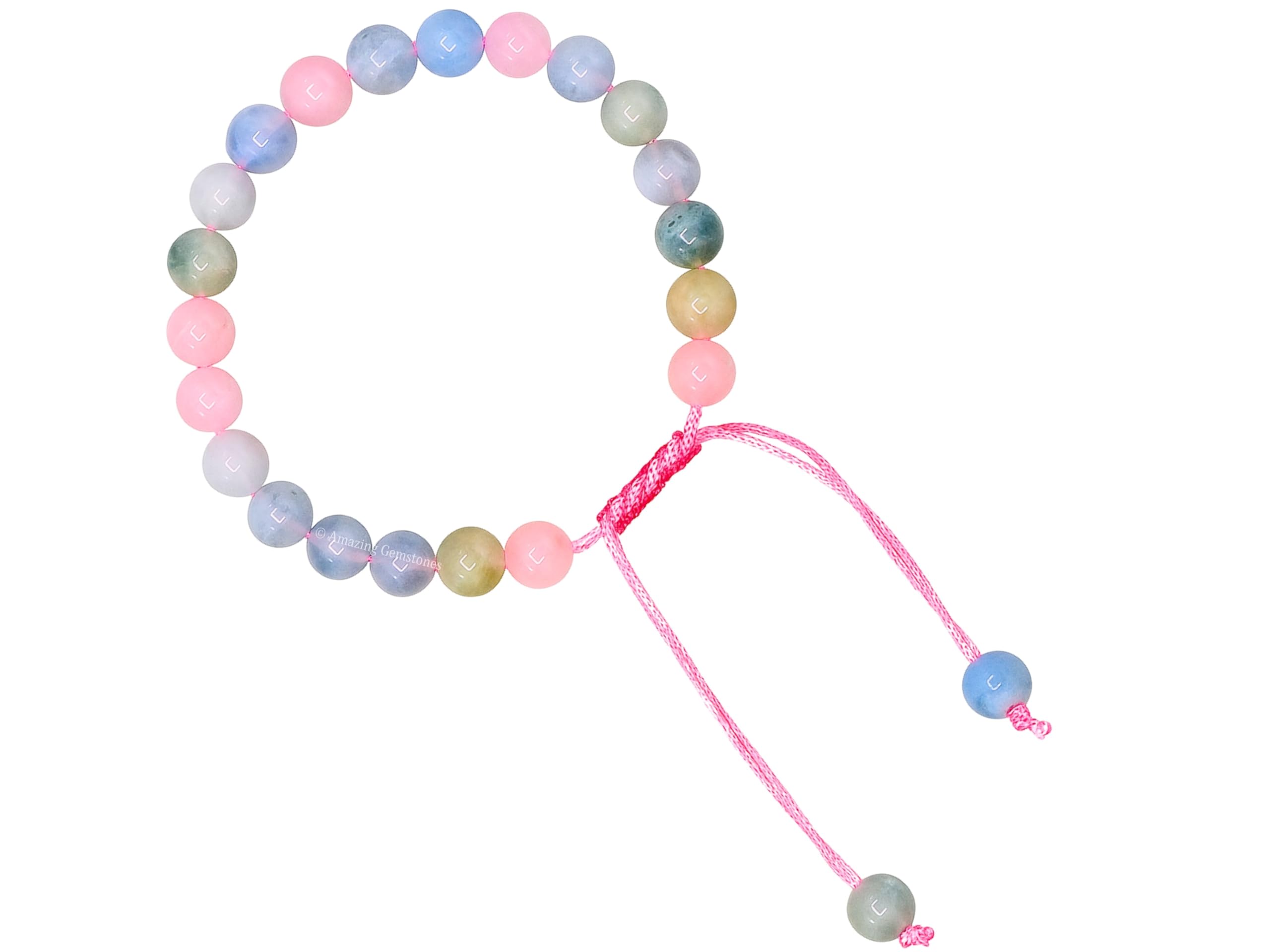 Amazing Gemstone Morganite bracelet packaging and certificate of authenticity included.