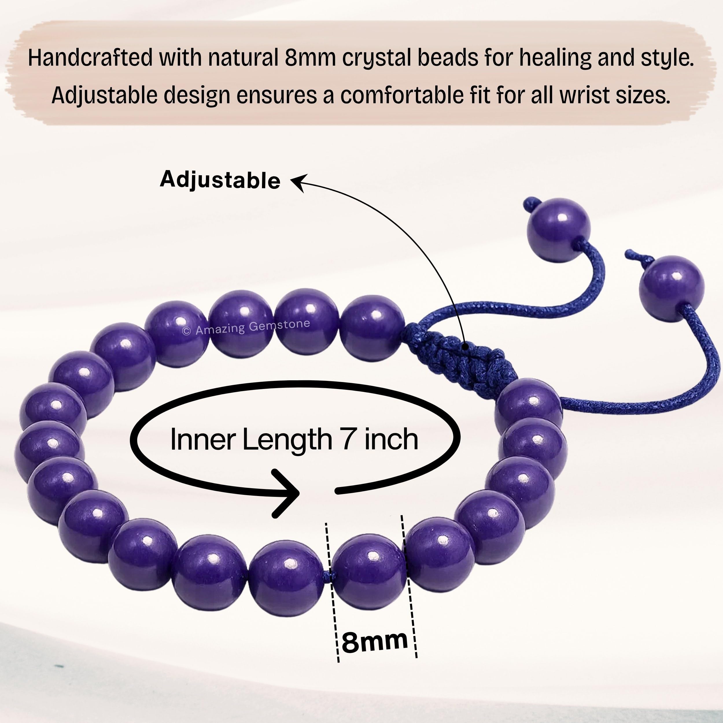 Amazing Gemstone phosphodorite bracelet model demonstrates wearable elegance.