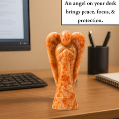Amazing Gemstone Sunstone Angel is a thoughtful gift for many occasions.