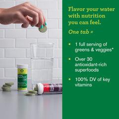 Amazing Grass Electrolyte Tablets dissolving in water to refresh after workouts.