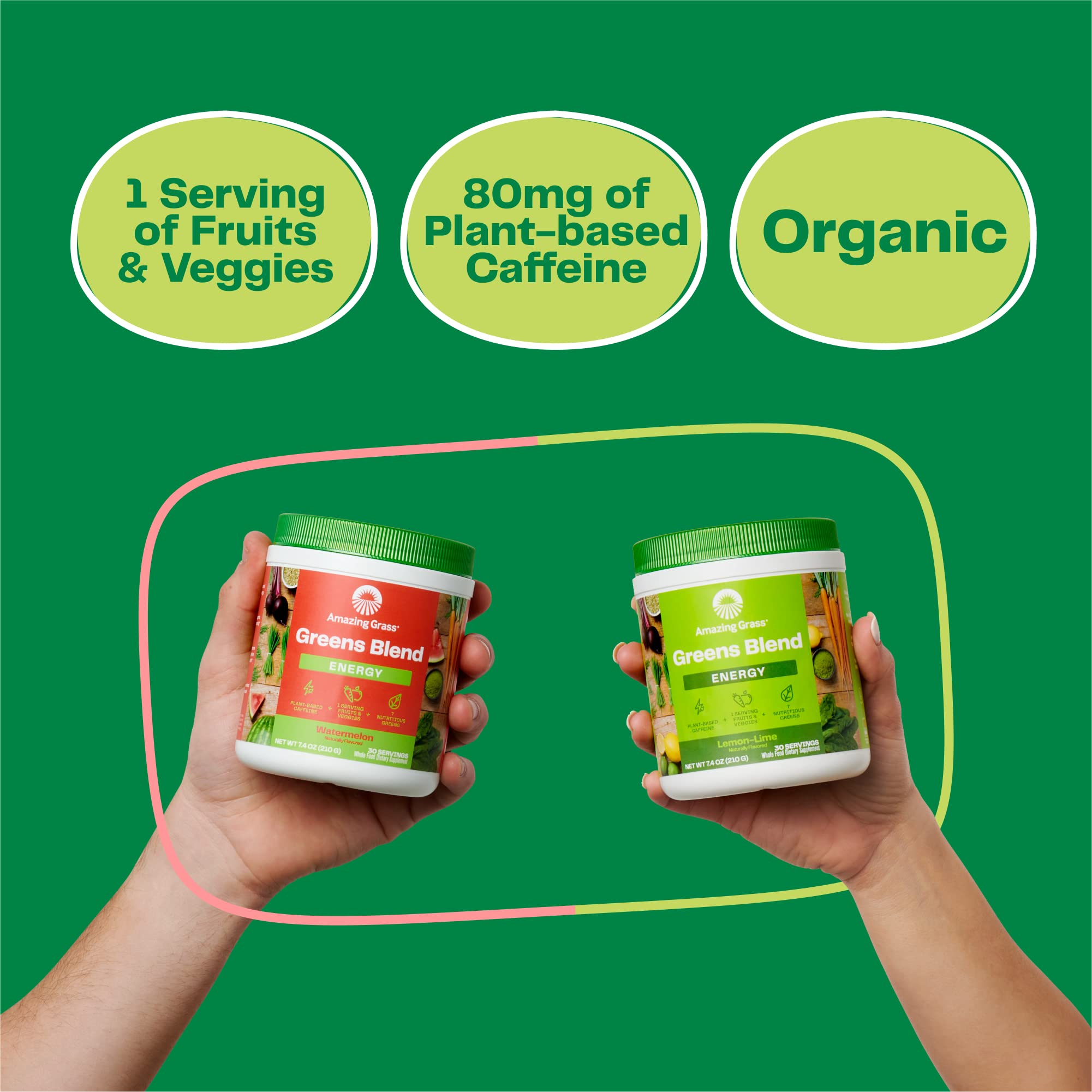 Amazing Grass Green Superfood Energy with yerba mate for clean caffeine