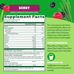 Amazing Grass Greens Blend daily morning routine with berry flavor boosts energy and wellness.