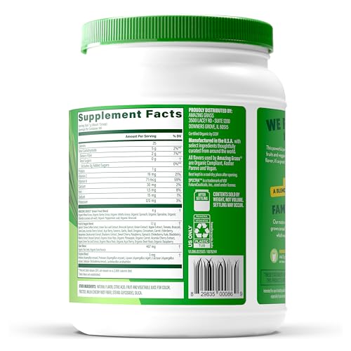 Amazing Grass Greens Superfood 100 servings pack highlights value and longevity
