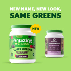 Amazing Grass Greens Superfood scoop image shows easy serving options