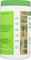 Amazing Grass Wheat Grass Powder with organic certifications badge.
